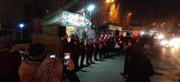 کوچه های انقلاب در محلات شمال تهران بر پا شد