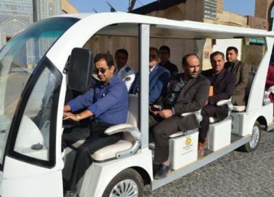 نخستین خودروی برقی گردشگری شهر یزد آغاز به کار کرد