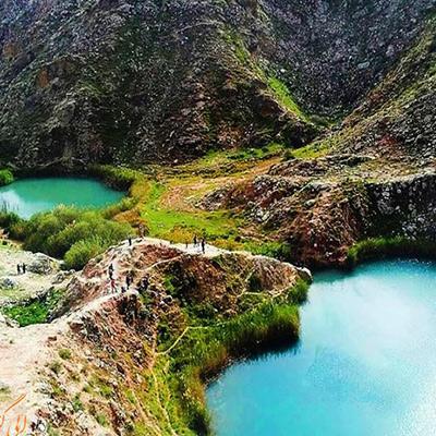 معرفی دریاچه دوقلو سیاه گاو در ایلام