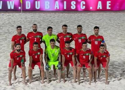 جدیدترین رده بندی سازمان جهانی فوتبال ساحلی ، جایگاه نازل تیم ملی ایران در جهان